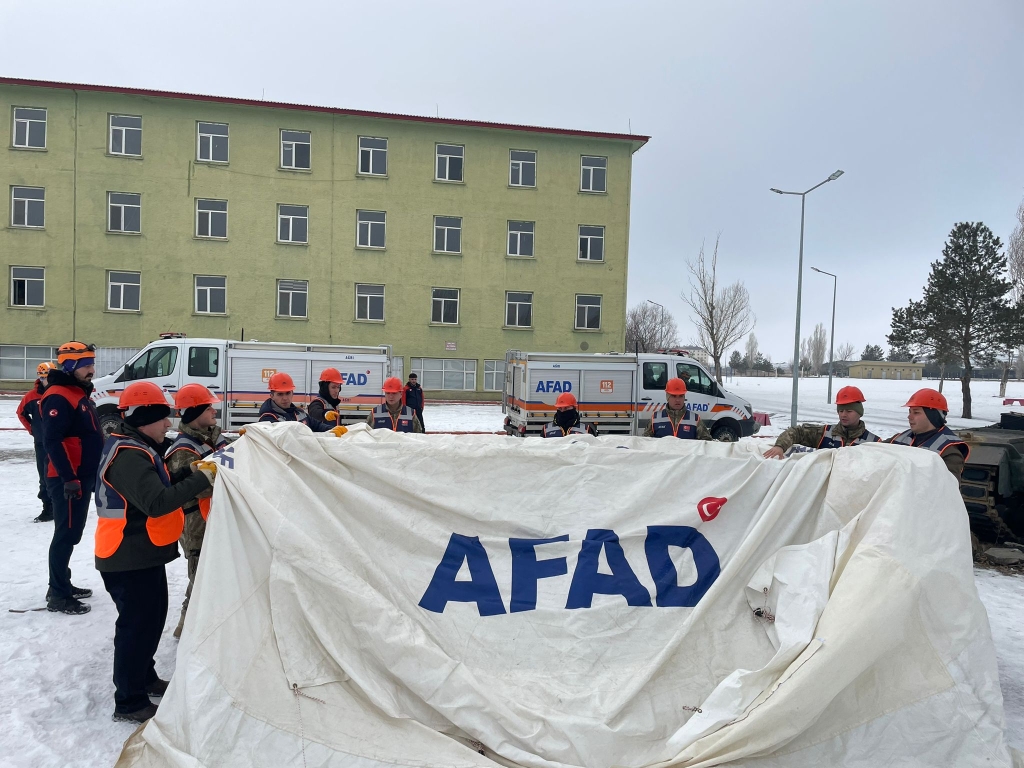AFAD Tugay Personeline Çadır Kurma Eğitimi Verdi