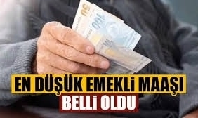 En Düşük Emekli Maaşı Belli Oldu