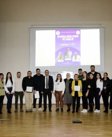 AİÇÜ'de "Sporda Beslenme ve Sağlık" Konulu Konferans Düzenlendi