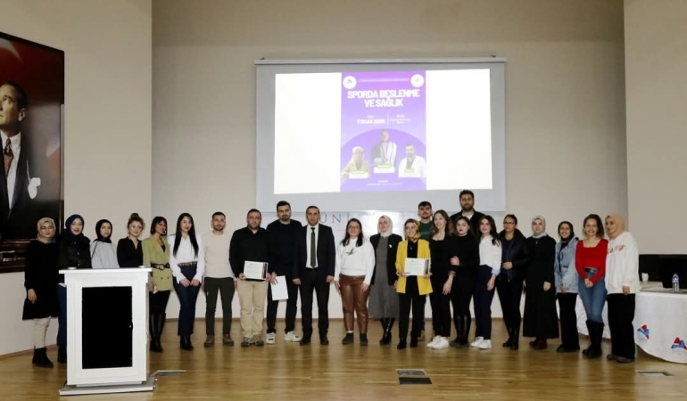 AİÇÜde Sporda Beslenme ve Sağlık Konulu Konferans Düzenlendi