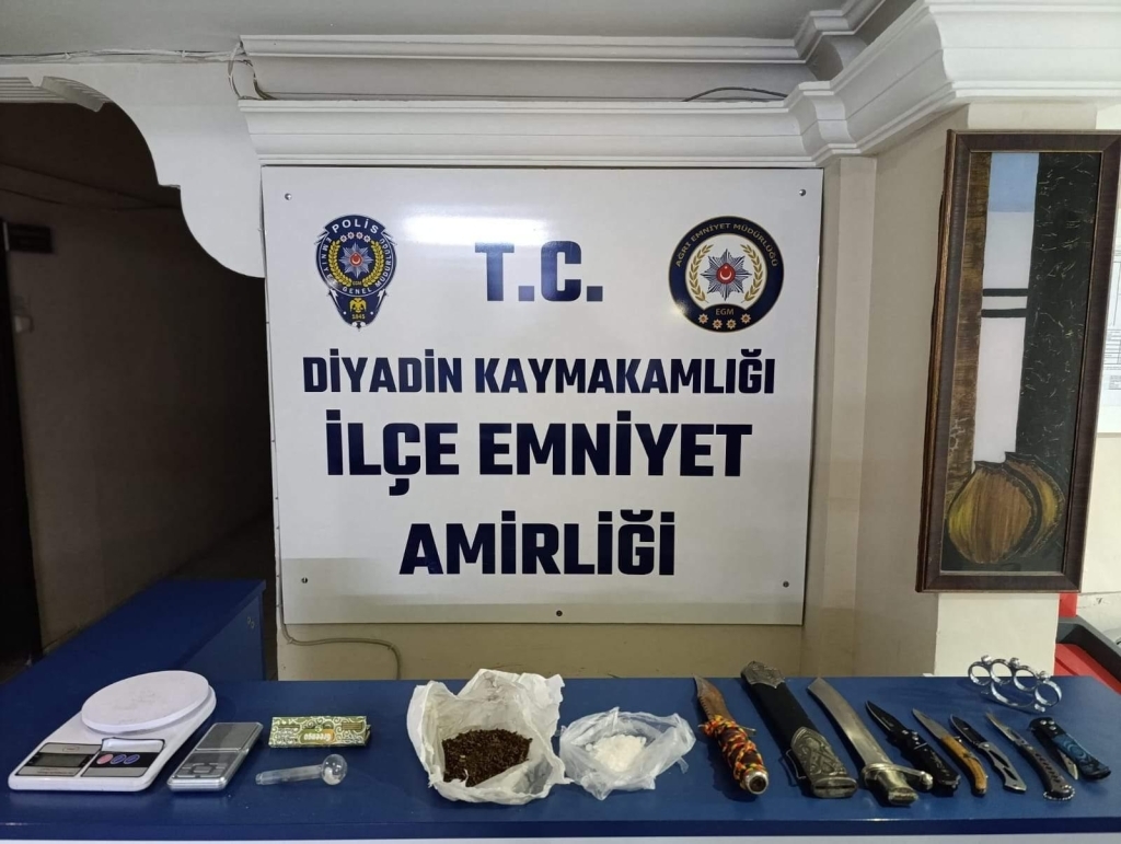 Diyadinde Narkotik Operasyonu