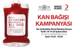 Kan Bağışı Kampanyası: Doğubayazıt'ta Destek Veriliyor