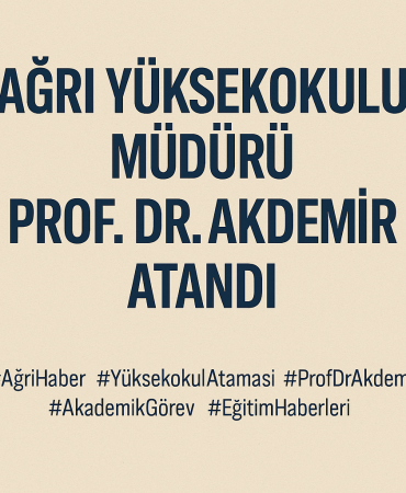Ağrı Yüksekokulu müdürü Prof Dr Akdemir atandı Patnos Haberleri Ağrı Patnos Son Dakika Haberleri Ağrı Yüksekokulu müdürü Prof Dr Akdemir atandı