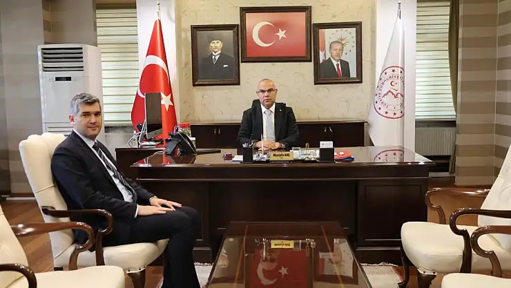Diyadin Kaymakamı Furkan Korkusuz'dan Vali Koç'a Ziyaret