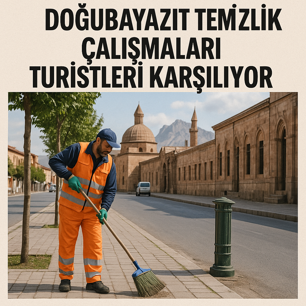 Doğubayazıt Temizlik Çalışmaları Turistleri Karşılıyor