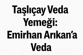 Taşlıçay Veda Yemeği Emirhan Arıkan'a Veda