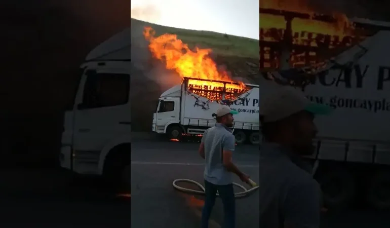 Patnos Kamyon Yangını: Şaşırtan Olayın Detayları