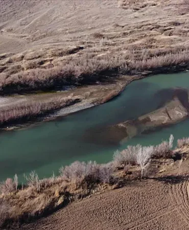 Murat Nehri Su Seviyesi Düşüşü Ağrıda Yaz Etkisi