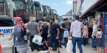 Ağrı Otogarı Dönüş Hareketliliği Artıyor