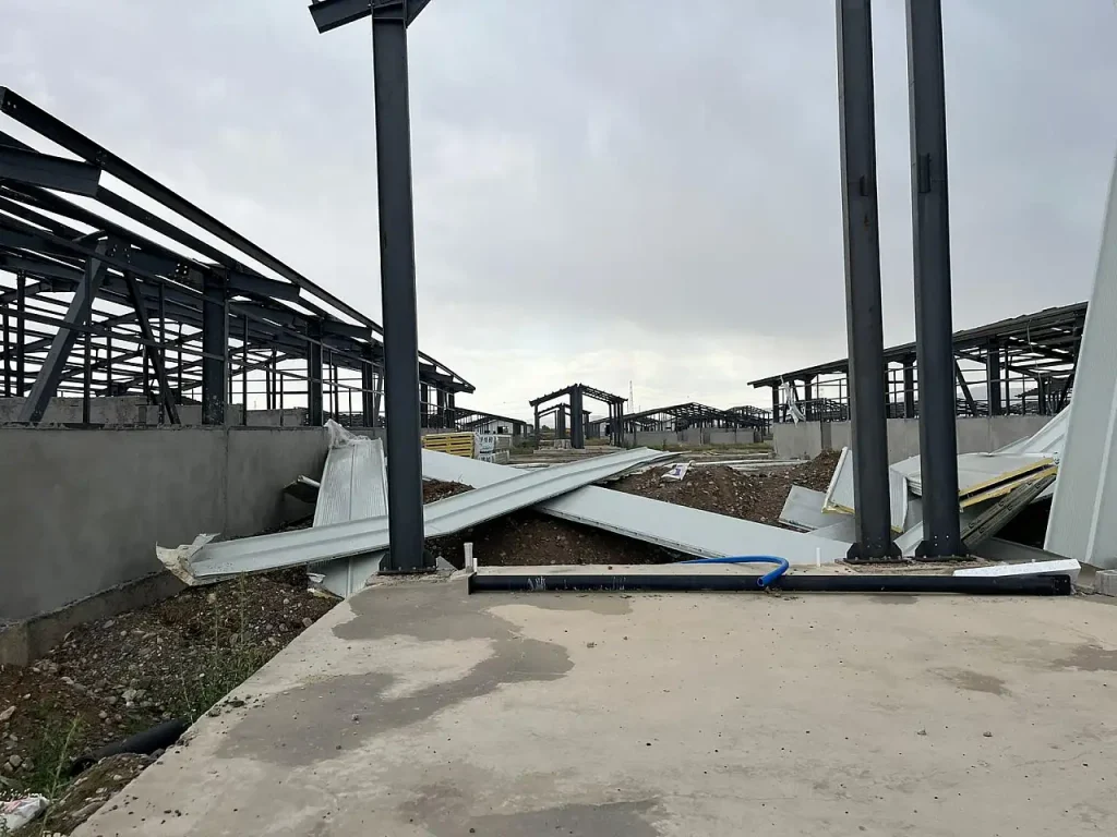 Ağrı Ahırlar Projesi Fırtınadan Etkilendi