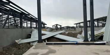 Ağrı Ahırlar Projesi Fırtınadan Etkilendi