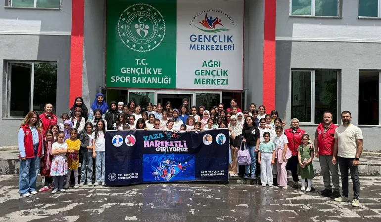 Ağrı Gençlik Merkezinde Yaz Etkinlikleri Başladı