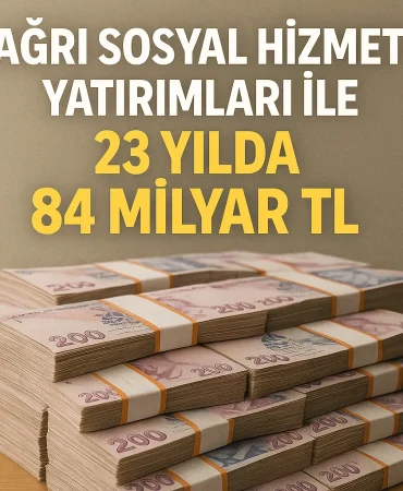 Ağrı Sosyal Hizmet Yatırımları