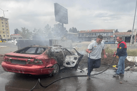 Ağrı Trafik Kazası Araç Yangını ve Müdahale Detayları