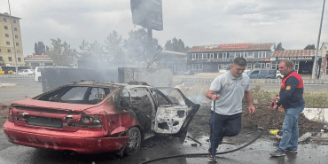 Ağrı Trafik Kazası Araç Yangını ve Müdahale Detayları