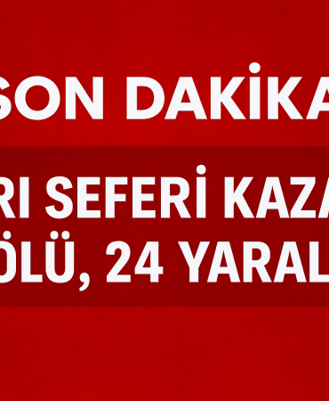Ağrı seferi kazası 3 ölü 24 yaralı