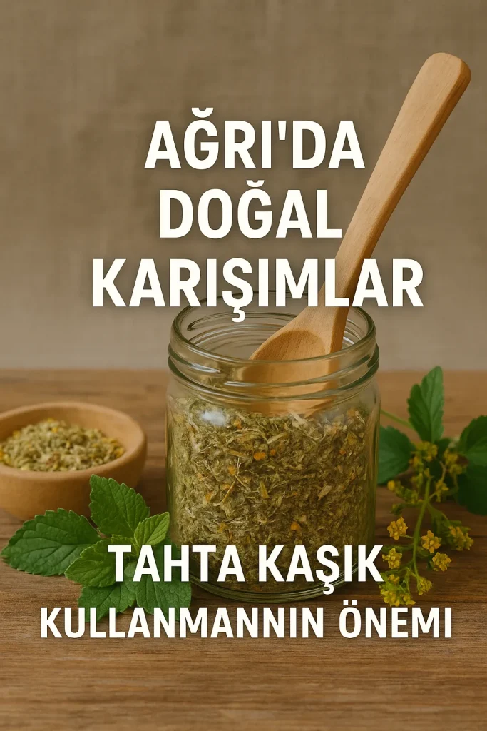 Ağrıda Doğal Karışımlar Tahta Kaşık Kullanmanın Önemi