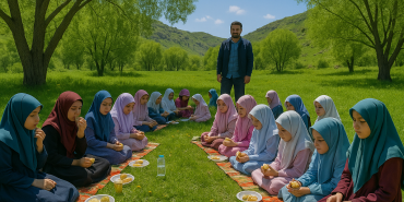 Diyadin Kuran Kursu Doğada Eğlenceli Piknik Etkinliği