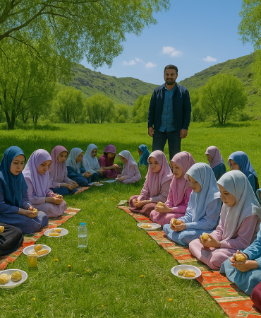 Diyadin Kuran Kursu Doğada Eğlenceli Piknik Etkinliği