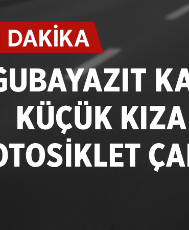 Doğubayazıt Kaza Küçük Kıza Motosiklet Çarptı