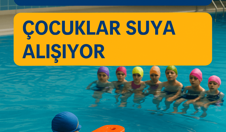 Eleşkirt Yüzme Eğitimi ile Çocuklar Suya Alışıyor