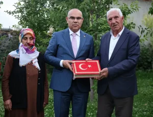 Şehit Aile Ziyareti Vali Koç ve Kaymakam Kılıç