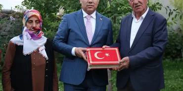 Şehit Aile Ziyareti Vali Koç ve Kaymakam Kılıç