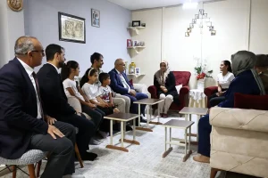 Şehit Ailesine Ziyaret Diyadinde Anlamlı Bir Buluşma