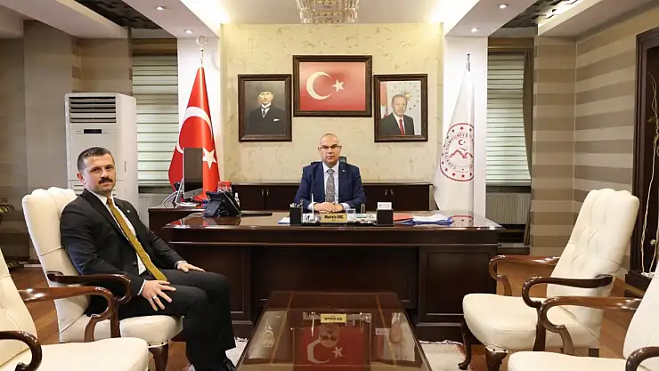 Tutak Kaymakamı Ahmet Coşkun Vali Koç'u Ziyaret Etti