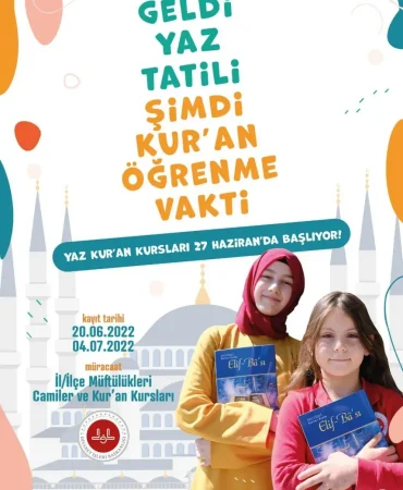 Yaz Kuran Kursları Ağrıda Başladı   Eğlenceli Eğitimler