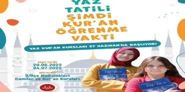 Yaz Kur'an Kursları ile Manevi Eğitim Fırsatları