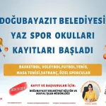 Doğubayazıt Yaz Spor Okulu İçin Destek Sağladı