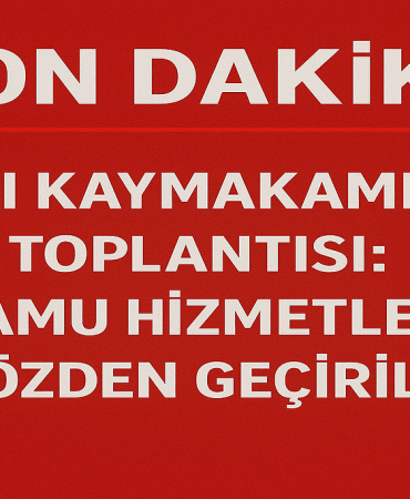 Ağrı Kaymakamlar Toplantısı