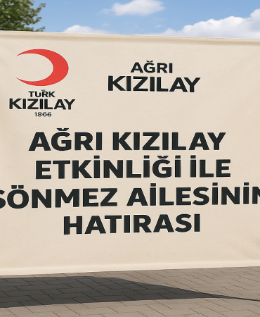Ağrı Kızılay Etkinliği ile Sönmez Ailesinin Hatırası