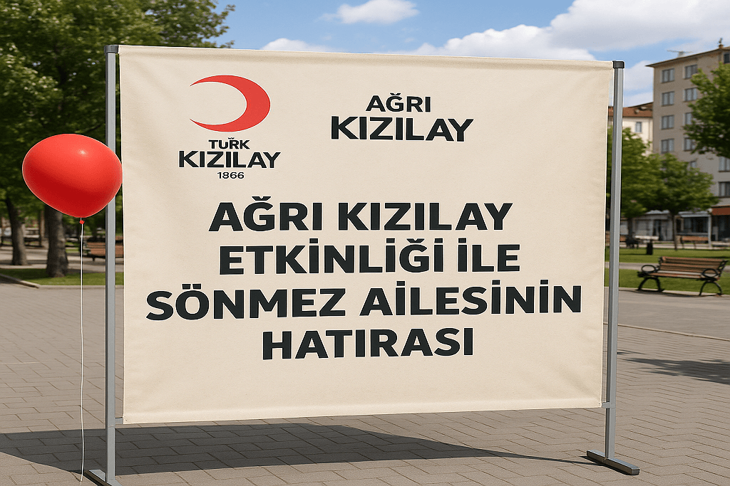 Ağrı Kızılay Etkinliği ile Sönmez Ailesinin Hatırası