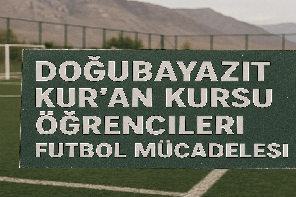 Doğubayazıt Kuran kursu öğrencileri futbol mücadelesi