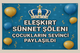 Eleşkirt Sünnet Şöleni Çocukların Sevinci Paylaşıldı
