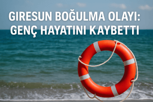 Giresun Boğulma Olayı Genç Hayatını Kaybetti