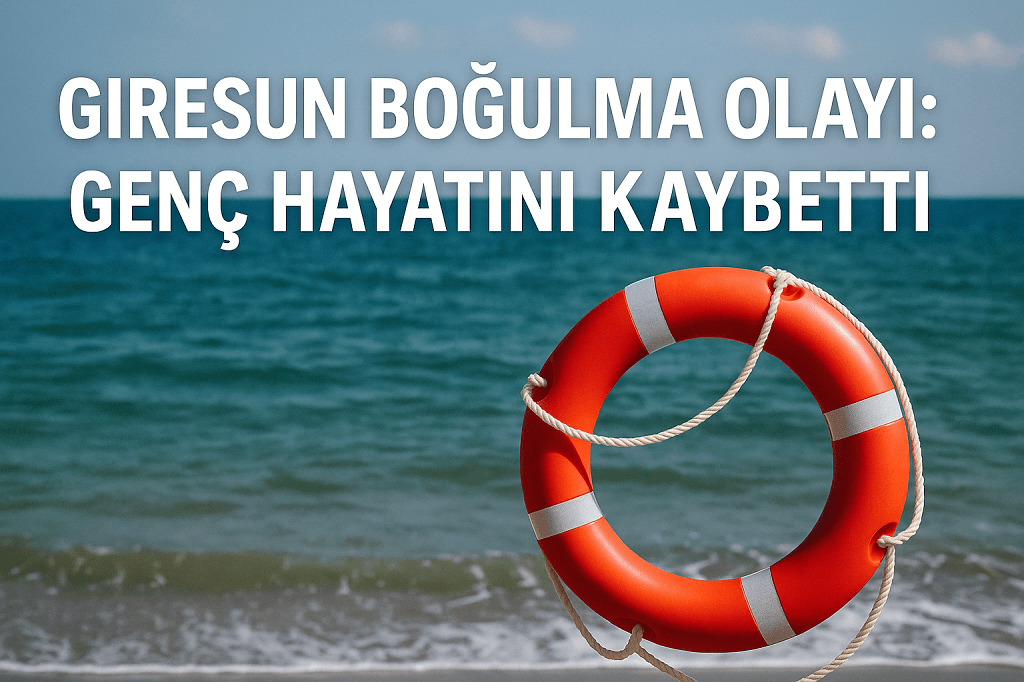 Giresun Boğulma Olayı Genç Hayatını Kaybetti