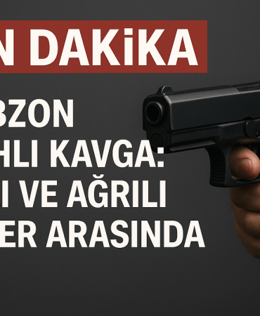 Trabzon Silahlı Kavga Vanlı ve Ağrılı İşçiler Arasında