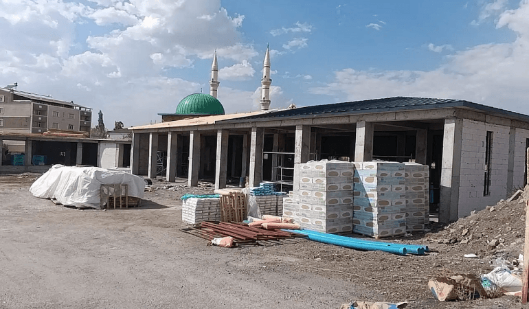 Ağrı İtfaiye Binası Yeni İnşaat Çalışmaları Devam Ediyor