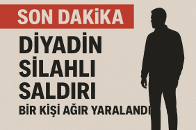 Diyadin Silahlı Saldırı Bir Kişi Ağır Yaralandı