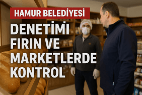 Hamur Belediyesi denetimi Fırın ve Marketlerde Kontrol