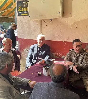 Eleşkirt ziyareti Emniyet Müdürü ve Belediye Başkanı